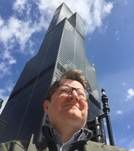 Jim in front of Willis Tower